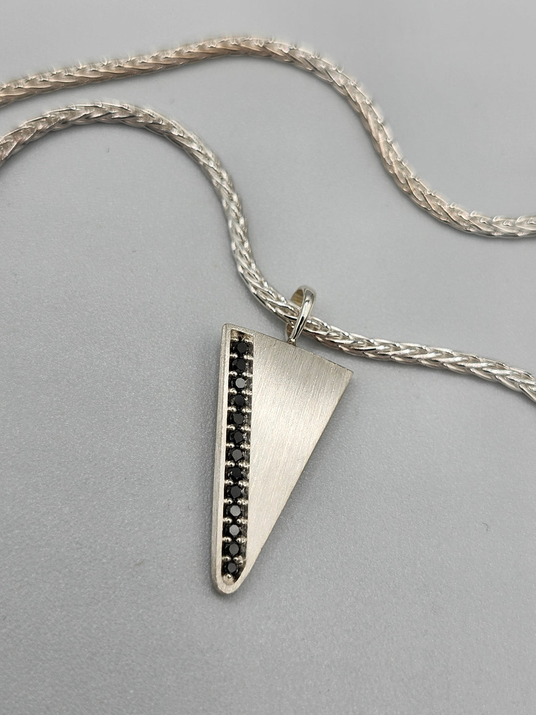 Mens Black Diamond Pendant