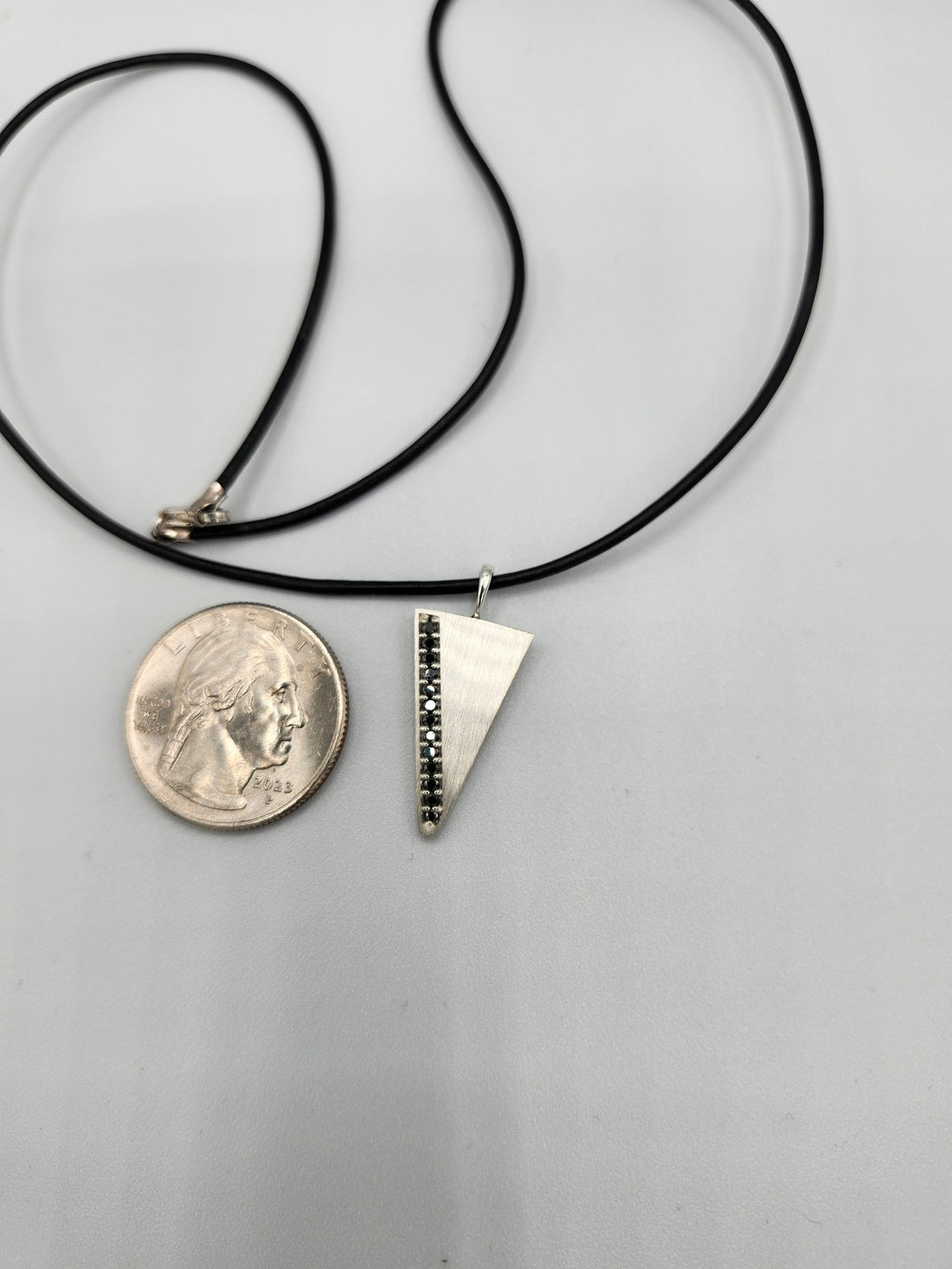 Mens Black Diamond Pendant