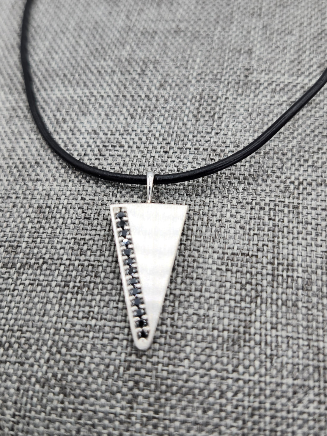Mens Black Diamond Pendant