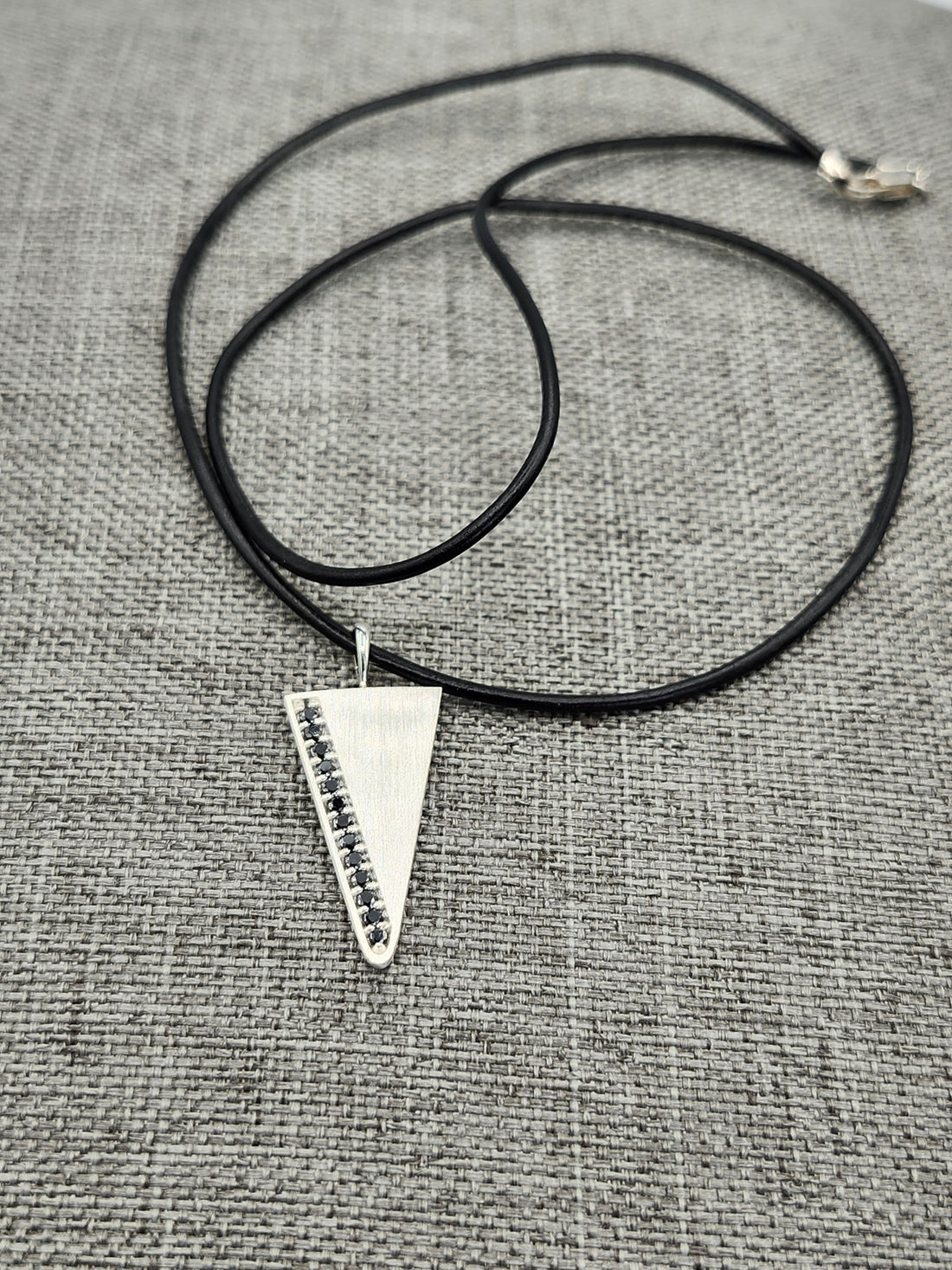 Mens Black Diamond Pendant