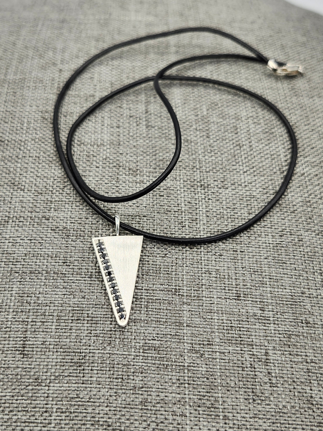 Mens Black Diamond Pendant