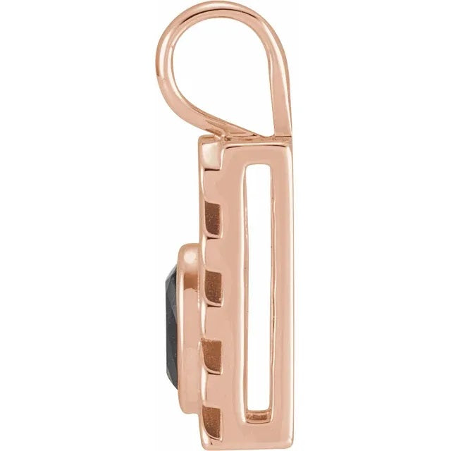 Mens Black Onyx Pendant