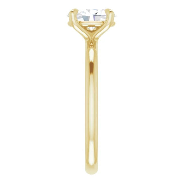 1 Carat Oval Diamond Engagement Ring