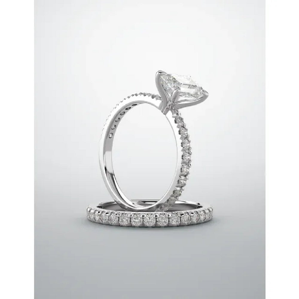 3 Carat Asscher Diamond Engagement Ring