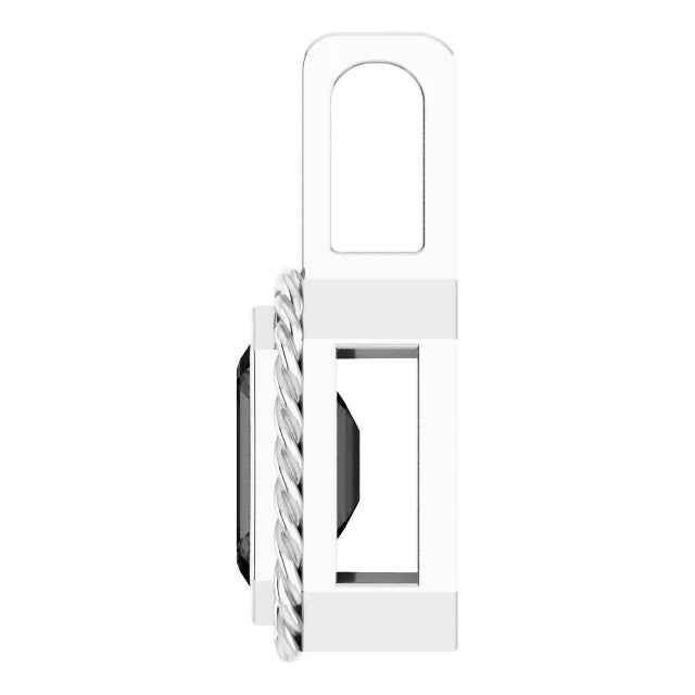 Natural Black Onyx Men's Pendant in Silver or 14k gold