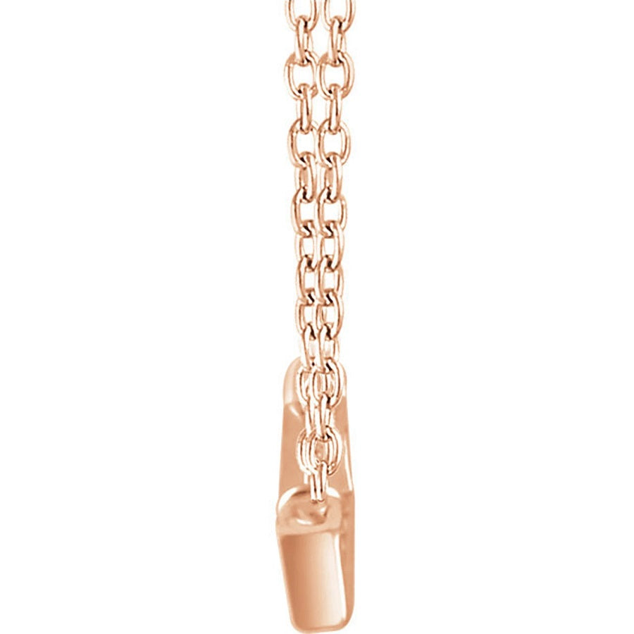 Baguette Diamond Bar Necklace