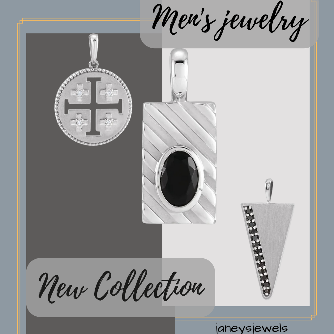 Mens Black Diamond Pendant