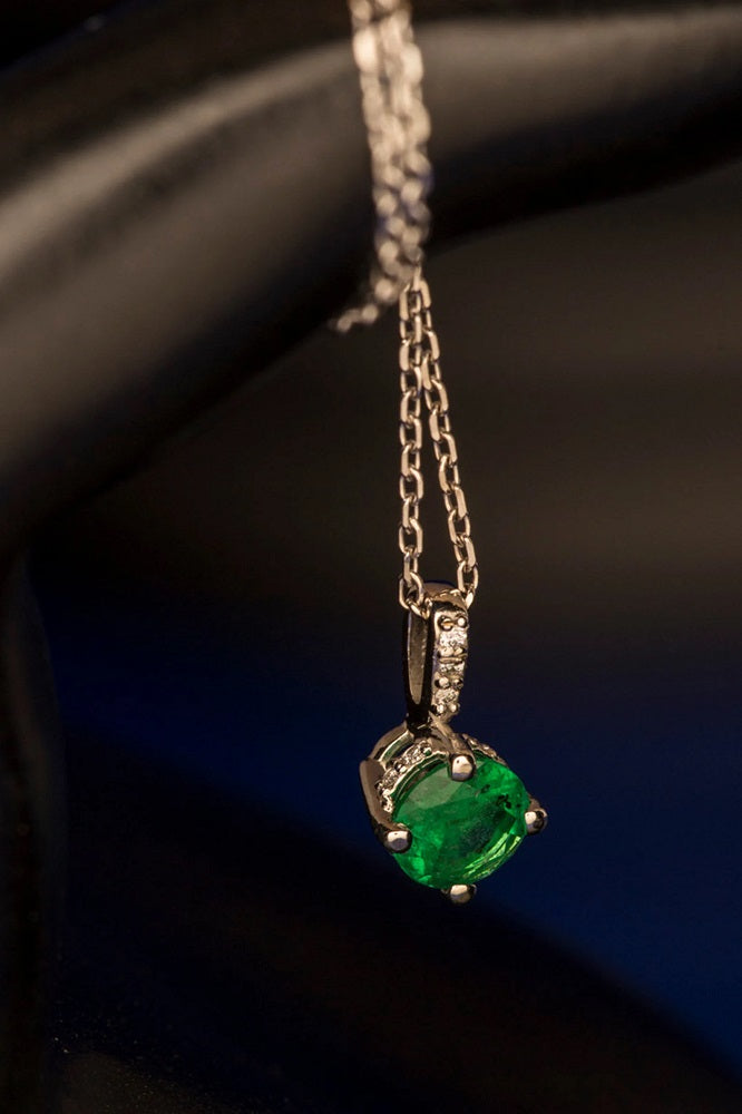Muzo Emerald & Diamond Necklace