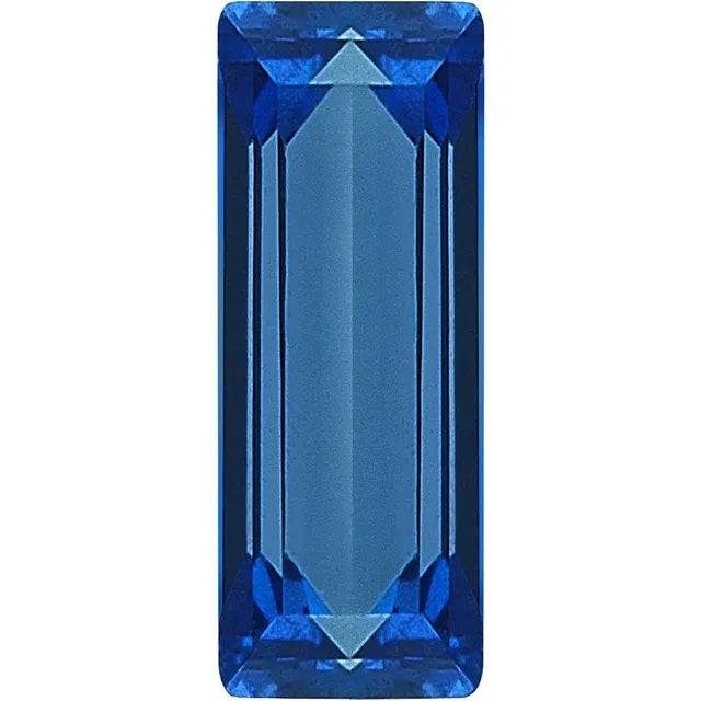 Mens Sapphire Ring in Fine Silver