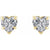 White Sapphire Earrings, Sapphire Gemstone Stud Earrings