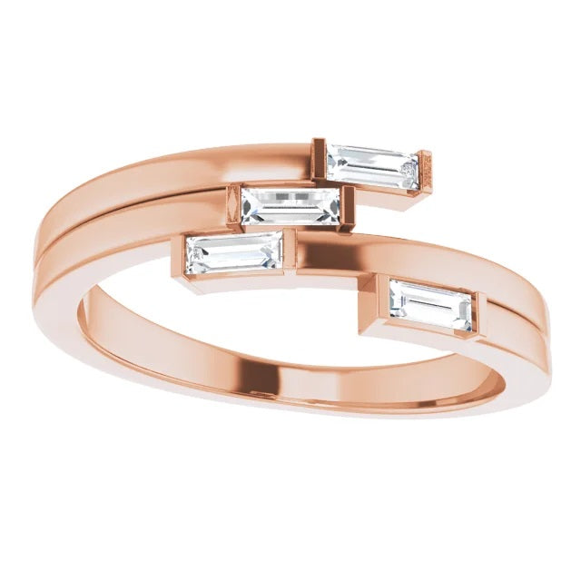 Diamond Baguette Statement Ring