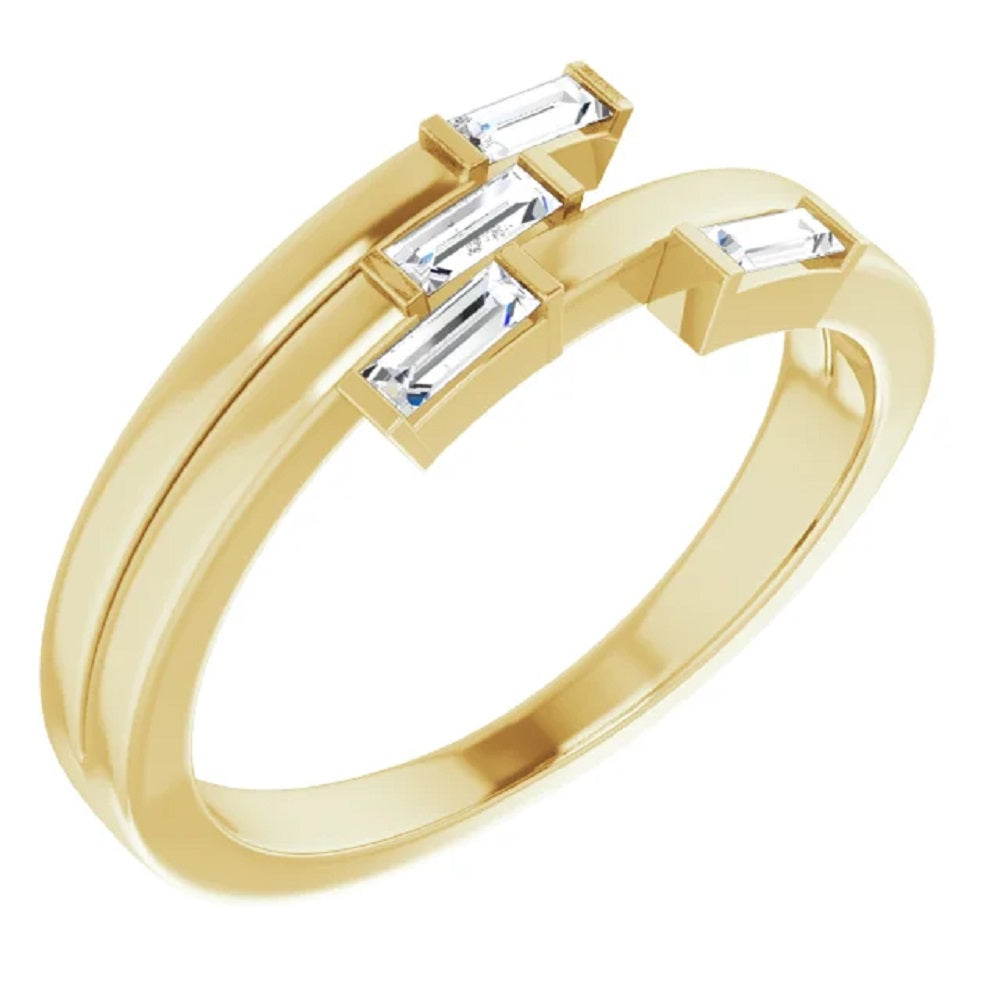 Diamond Baguette Statement Ring