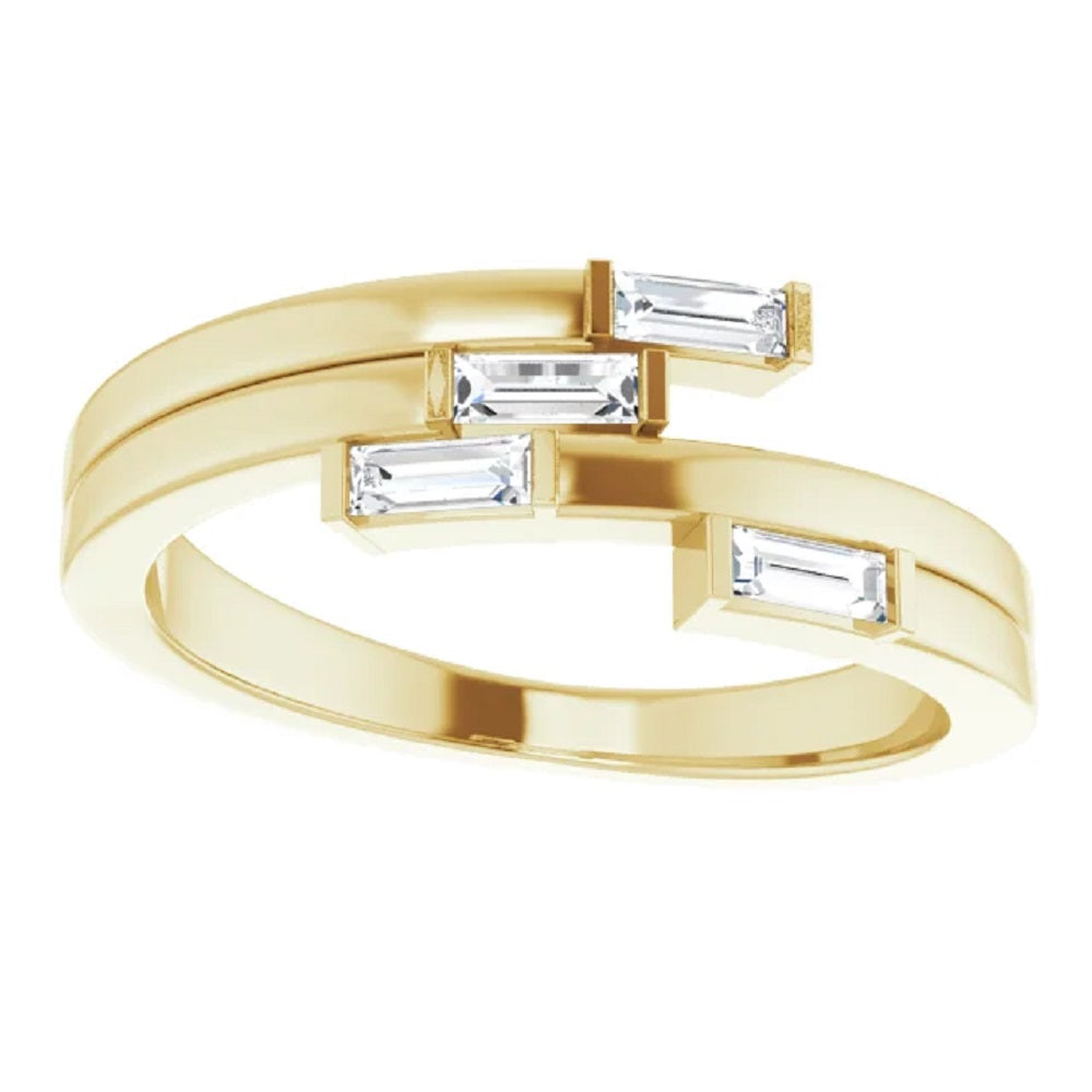 Diamond Baguette Statement Ring