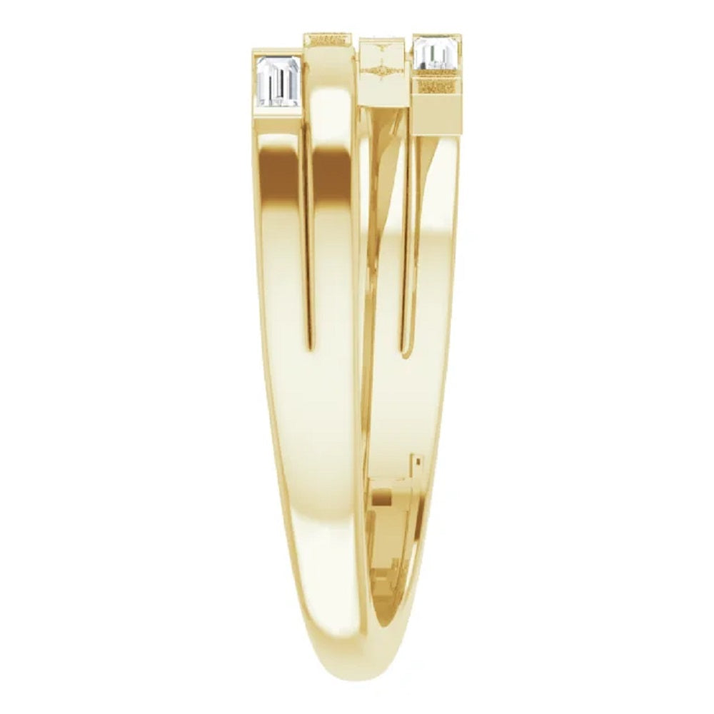 Diamond Baguette Statement Ring