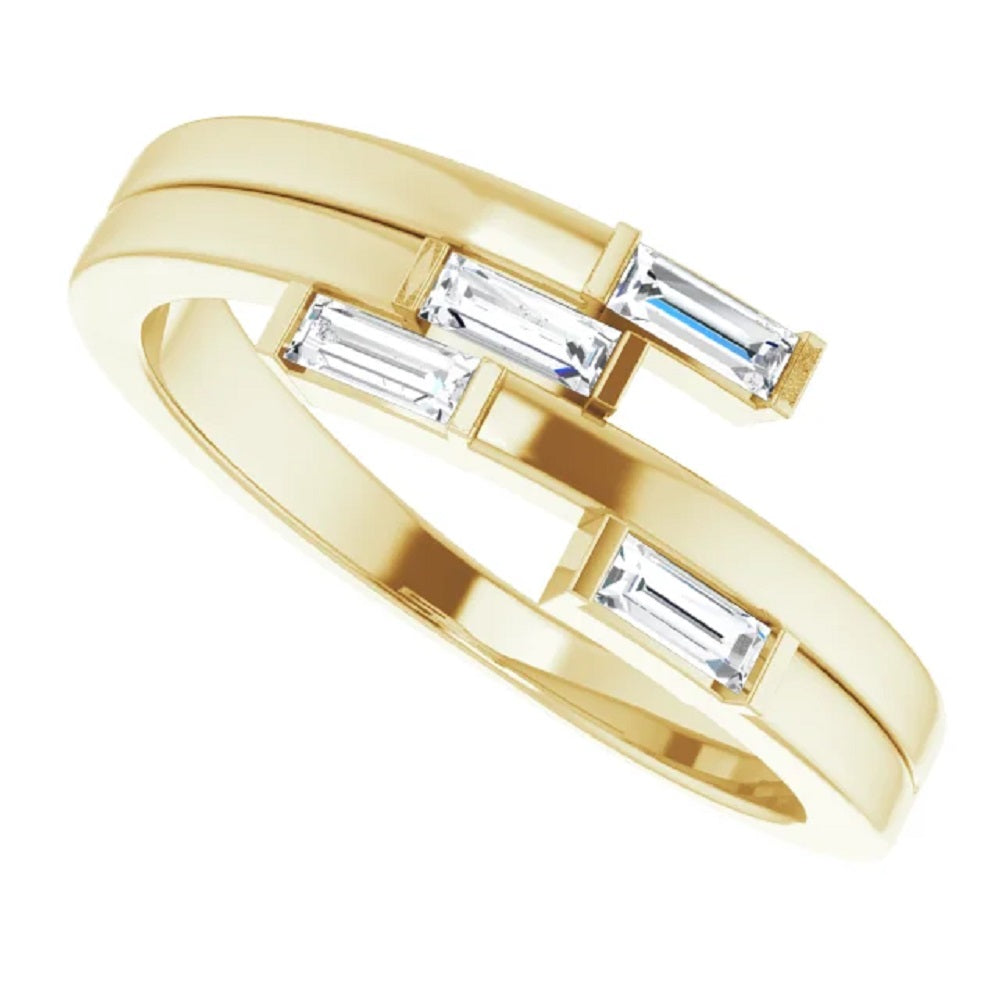 Diamond Baguette Statement Ring