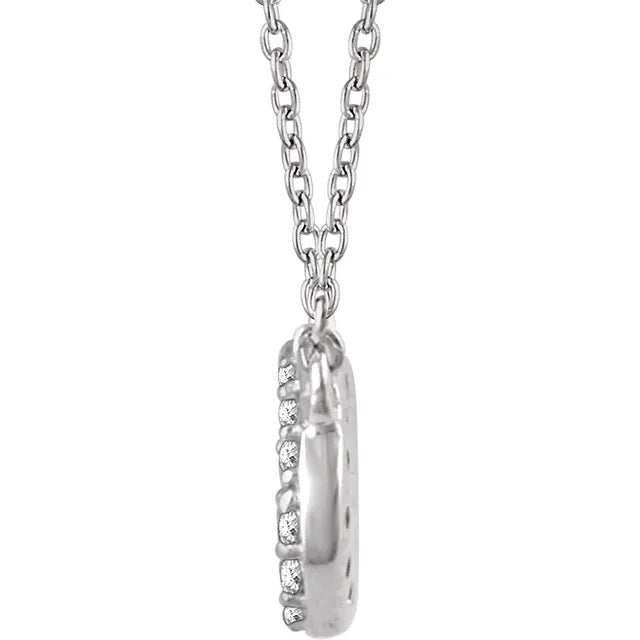 Diamond Pave Necklace