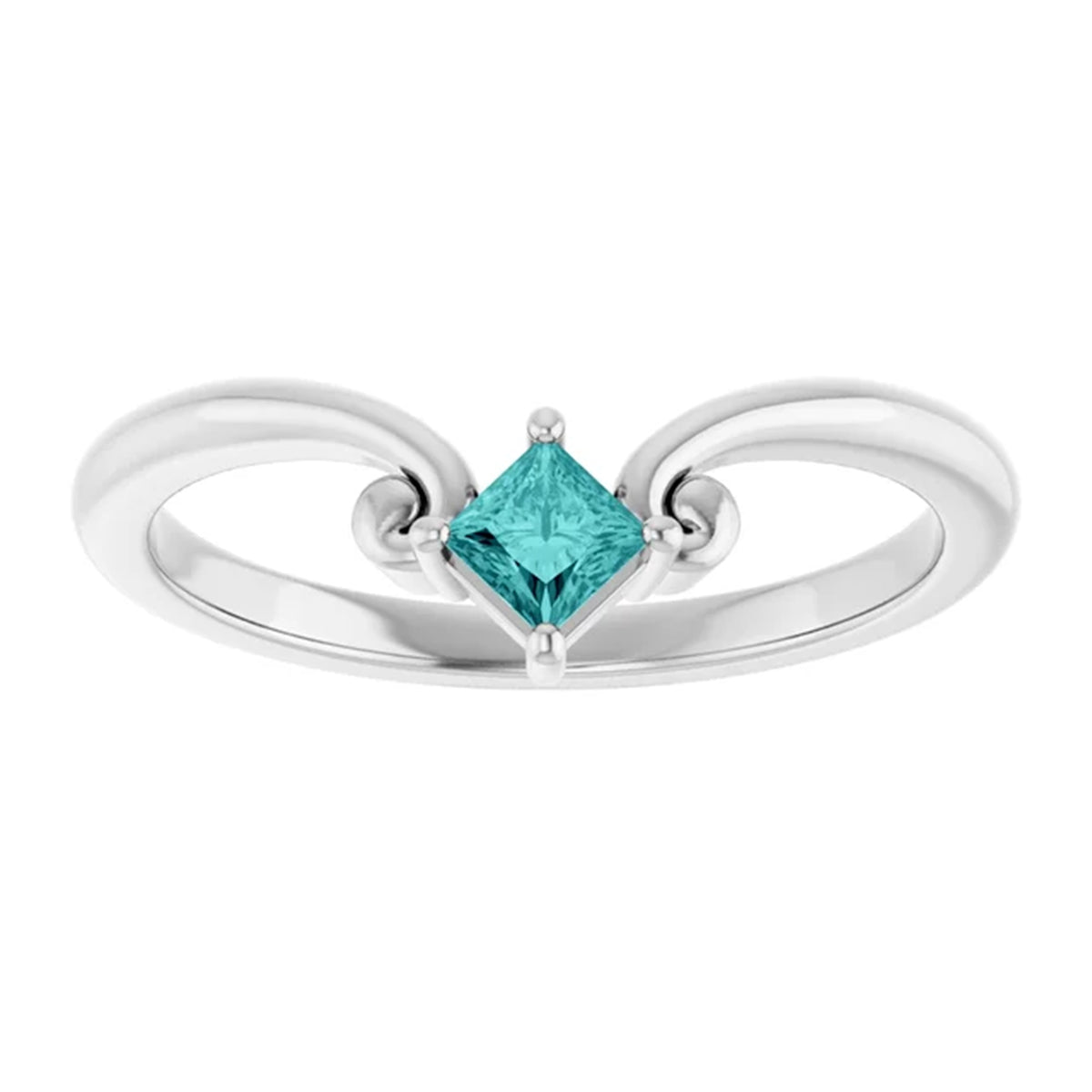 Lafonn September Birthstone Ring bonded in Platinum BR001SAP05 -  Reflections Fine Jewelry