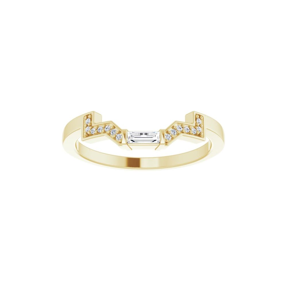 14k Gold Custom Diamond Wedding Band