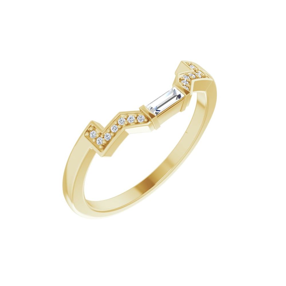 14k Gold Custom Diamond Wedding Band