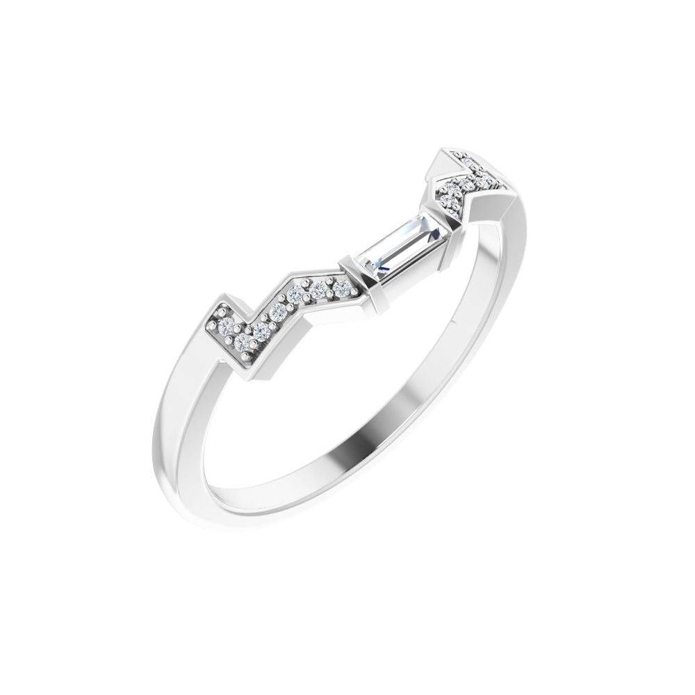 14k Gold 1.75 Carat Emerald Cut Diamond Engagement Ring