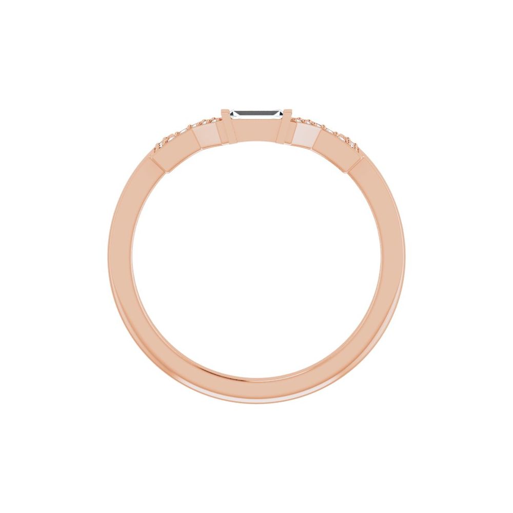 14k Gold Custom Diamond Wedding Band