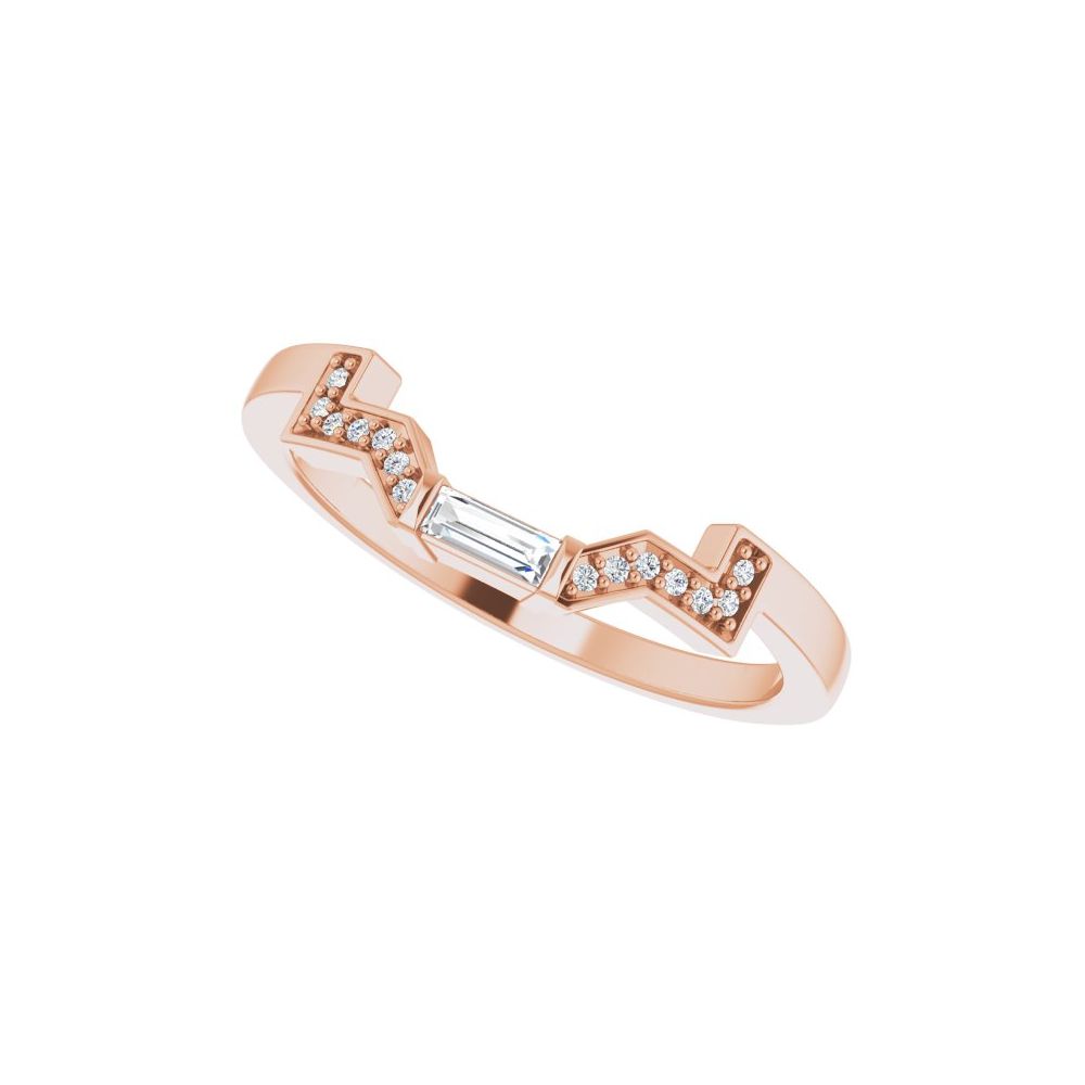 14k Gold Custom Diamond Wedding Band