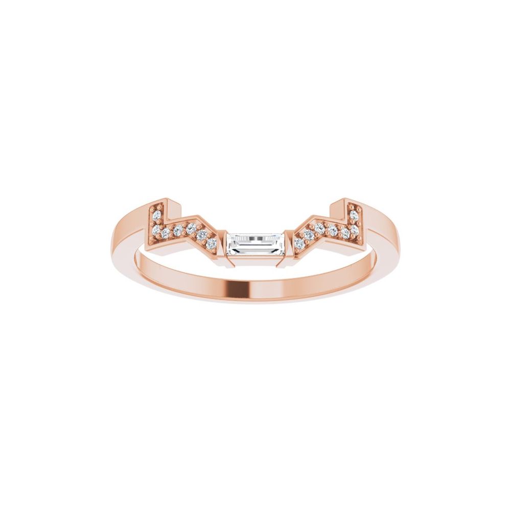 14k Gold Custom Diamond Wedding Band