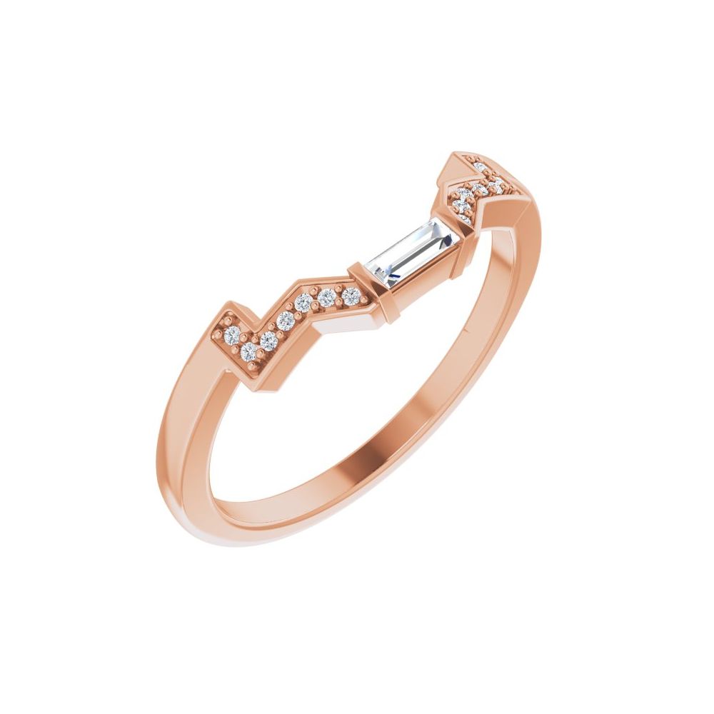 14k Gold Custom Diamond Wedding Band