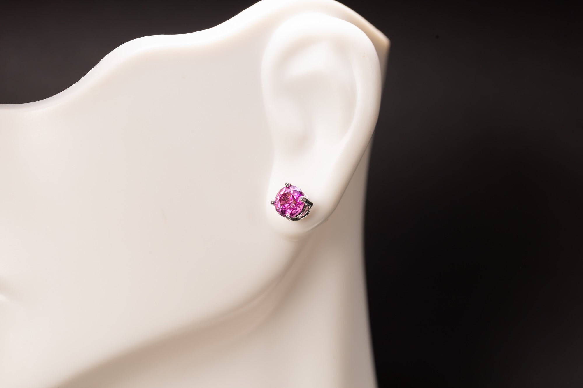 14k Gold Umbalite Garnet Earrings, Natural Garnet Studs