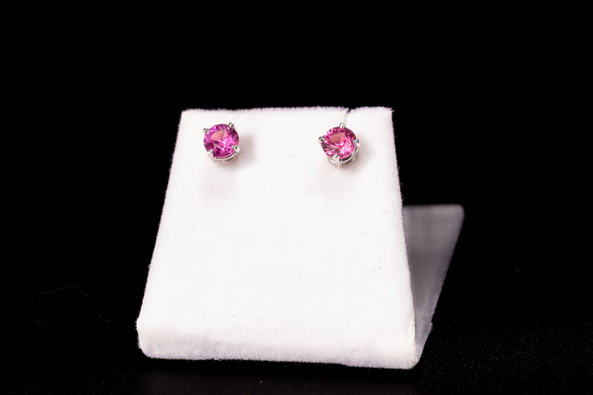 14k Gold Umbalite Garnet Earrings, Natural Garnet Studs