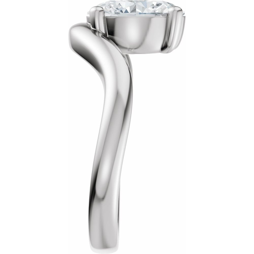 1.80 Carat Oval Diamond Engagement Ring