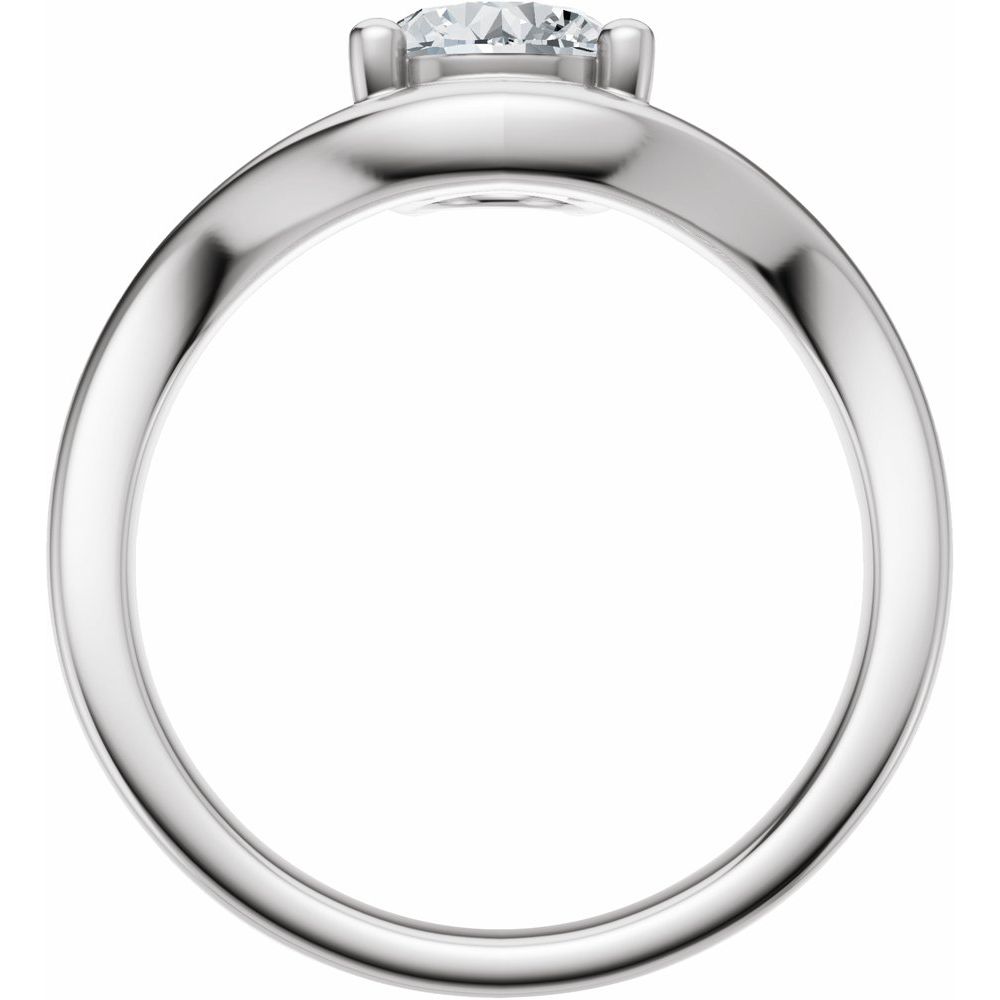 1.80 Carat Oval Diamond Engagement Ring