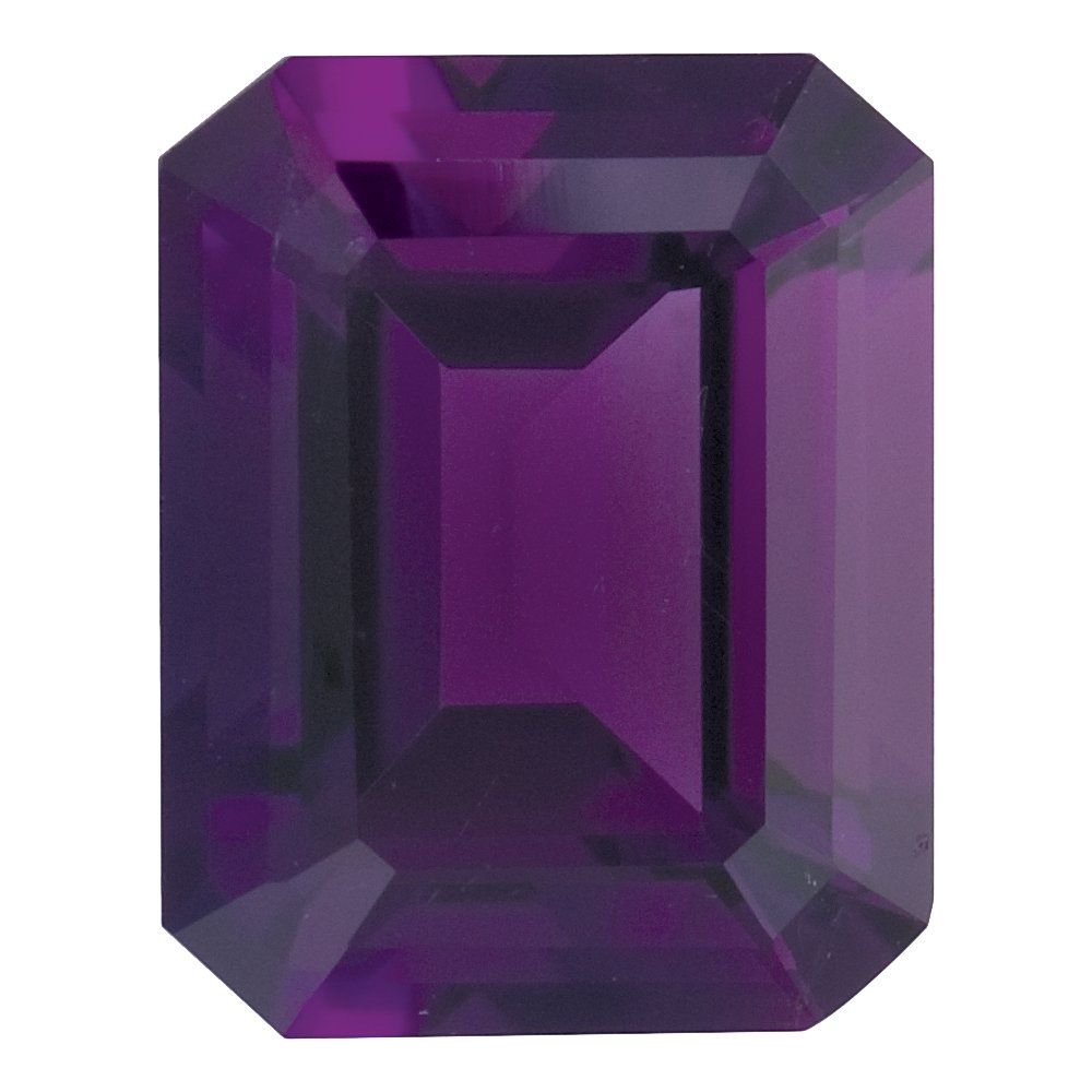 Amethyst Birthstone Statement Ring, Multi Stone Band