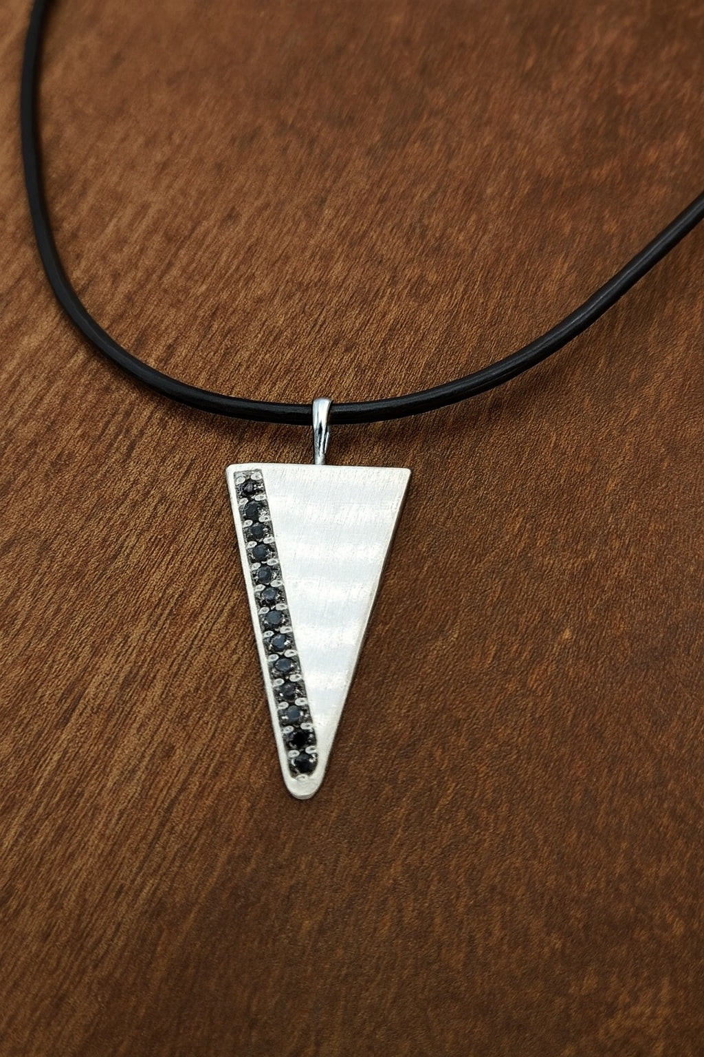 Mens Black Diamond Pendant