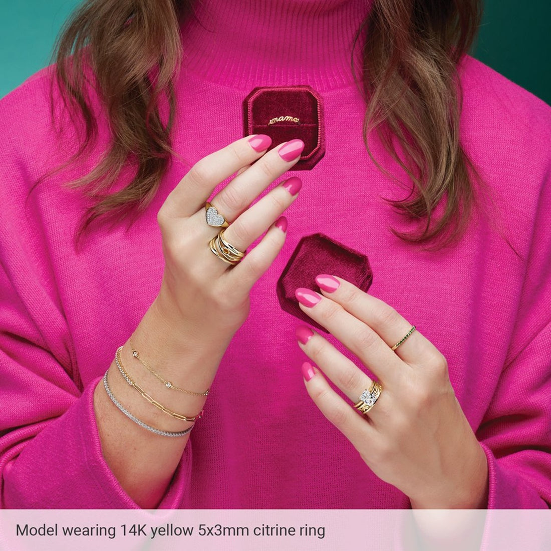 Diamond Bujukan Statement Ring