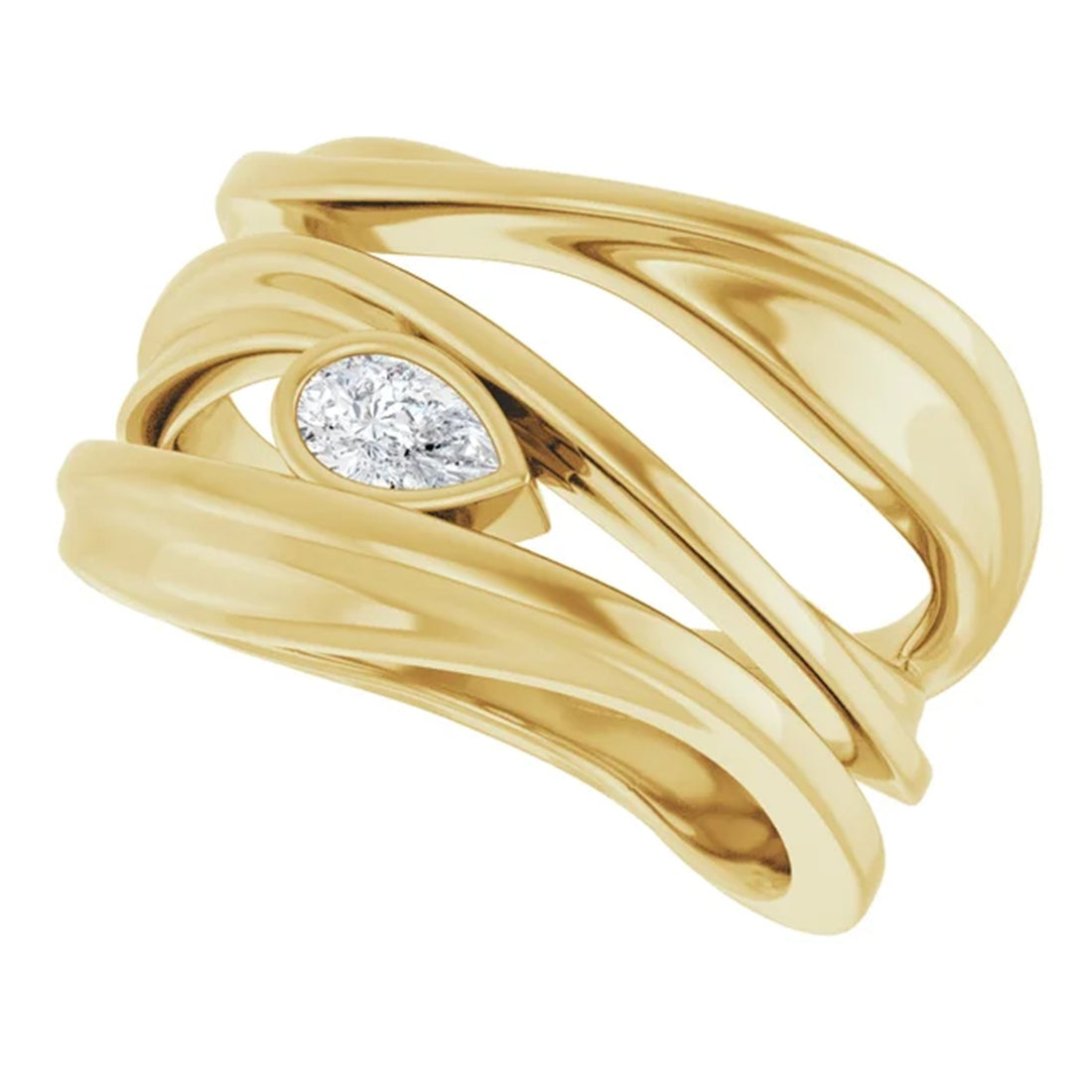 Diamond Bujukan Statement Ring