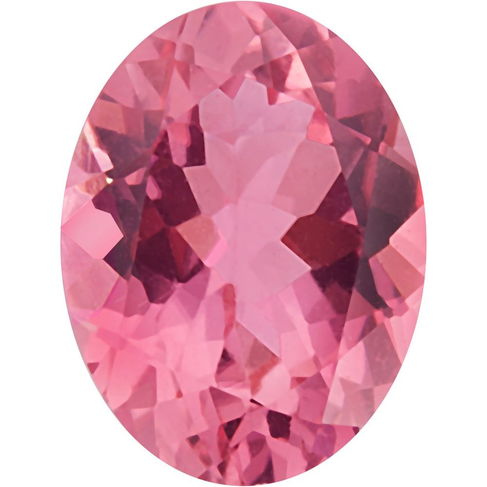 Natural Pink Tourmaline 1.35 Carat Birthstone Ring, October birthstone