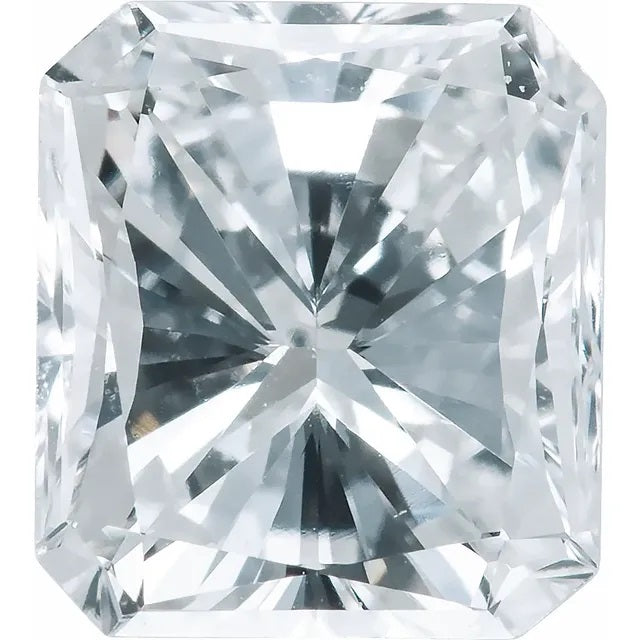 1 Carat Radiant Cut Engagement Ring in Claw Prong Setting