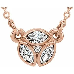 3 Diamond Necklace