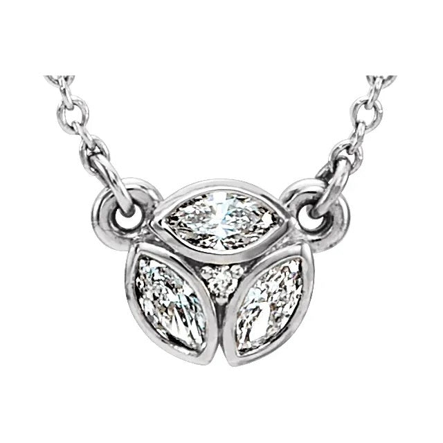 3 Diamond Necklace