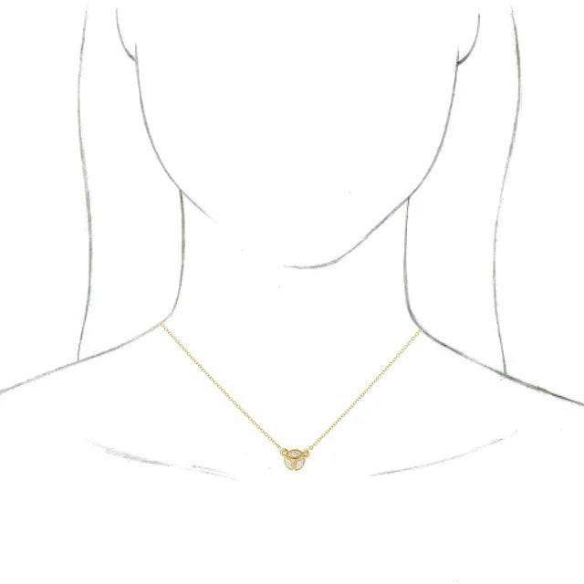 3 Diamond Necklace