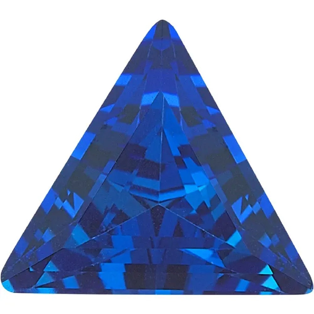 14k Gold Blue Sapphire Pendant