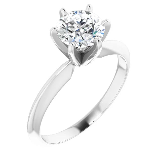 2 Carat Engagement Ring Diamond Platinum