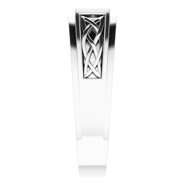 Silver Celtic Ring, Mens Celtic Jewelry