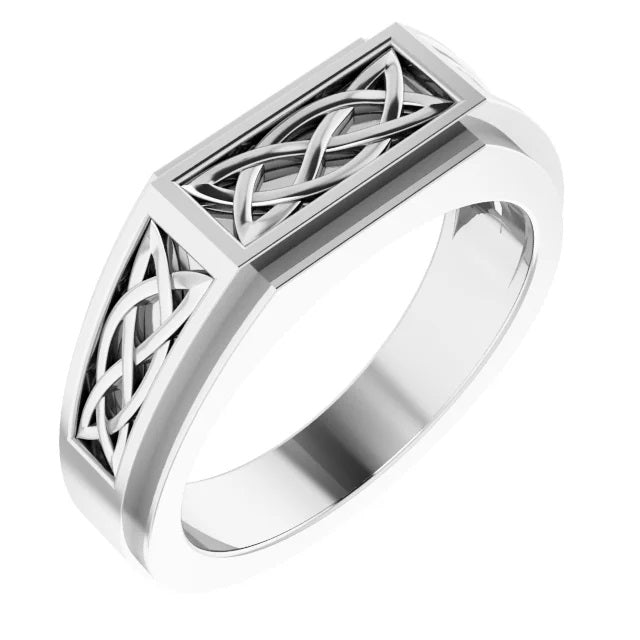 Silver Celtic Ring, Mens Celtic Jewelry