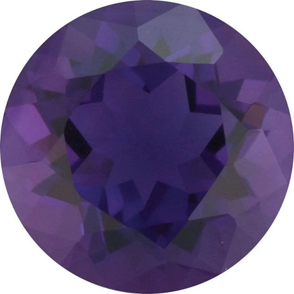 14k Gold Amethyst Stacking Ring
