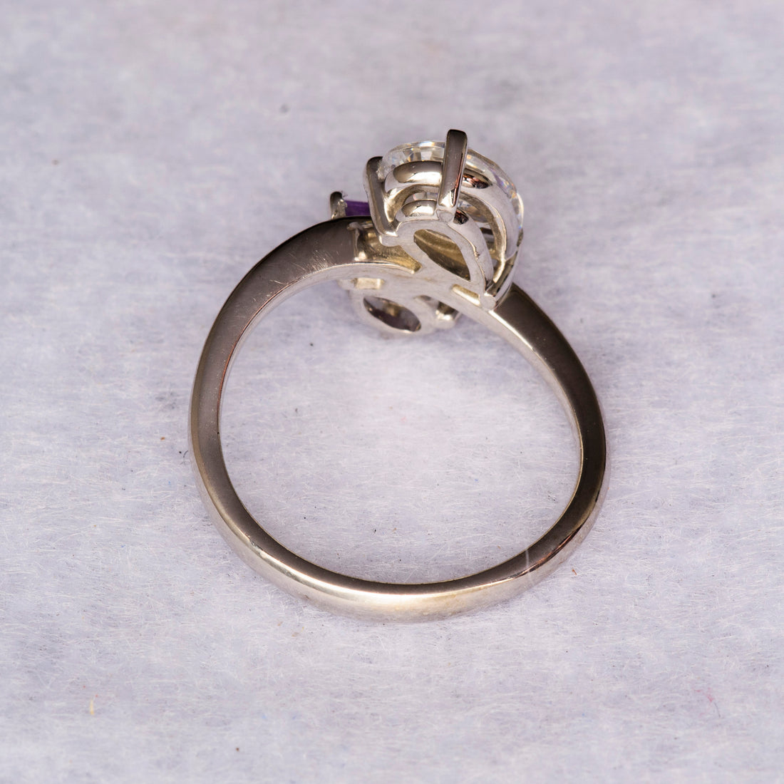 Pear Engagement Ring, Toi et moi ring