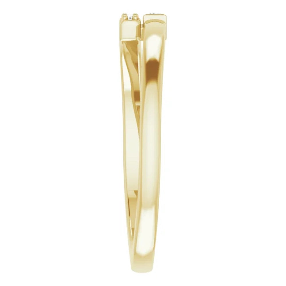 14k Gold Baguette Diamond Ring