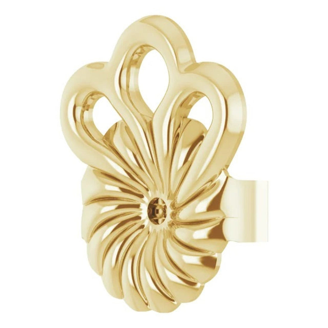 Earring Stabilizer Back, Earring Lifters, Lifter for Large or Heavy Earrings, 14k Gold Earring Back Lifters, White, Rose or Yellow Gold