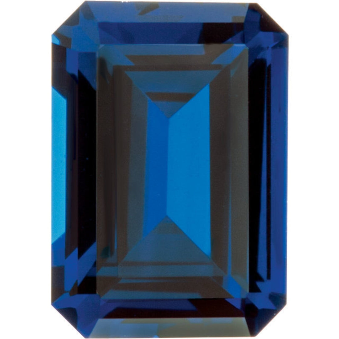 Sapphire or Emerald Engagement Ring, Three Stone ring